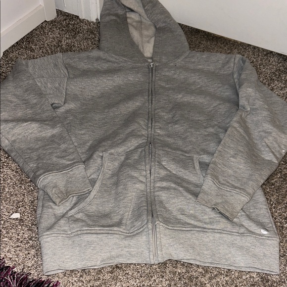 Danskin Gray Hooded Jacket - Picture 1 of 4